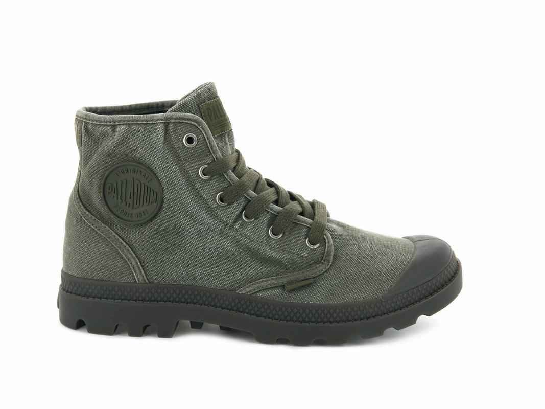 Botas Palladium Pampa Hi Hombre - Verde Oscuro Oliva ||ENPR-54370||